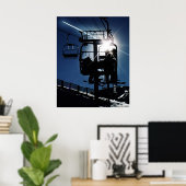 Sunburst Silhouette 68 Poster (Thuiskantoor)