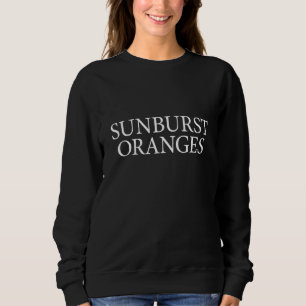 Sunburst Sinaasappels Love Food  Retro Trui