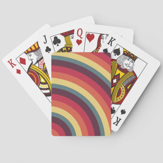 sunburst-spectrum pokerkaarten (Achterkant)