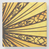 Sunburst Stone Onderzetter (Voorkant)