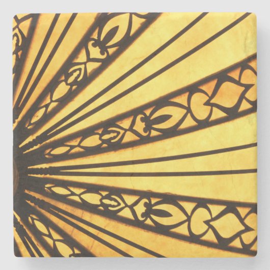 Sunburst Stone Onderzetter (Voorkant)