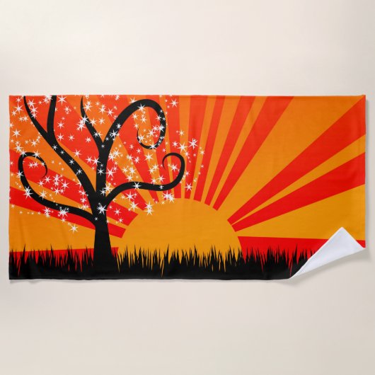 Sunburst Strandlaken (Voorkant)