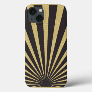 Sunburst stripes posters Case-Mate iPhone case
