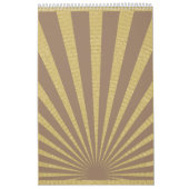 Sunburst stripes posters kalender (Hoes)