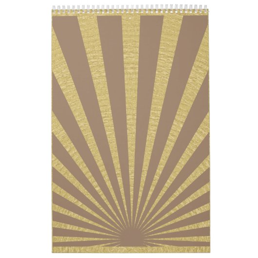 Sunburst stripes posters kalender (Hoes)