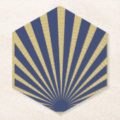 Sunburst stripes posters kartonnen onderzetters (Voorkant)