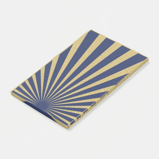 Sunburst stripes posters post-it® notes (Schuin)