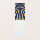 Sunburst stripes posters visitekaartje (Buitenkant ongevouwen)