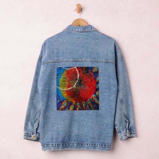 Sunburst Sunflower Jeans Jacket (Hangar)