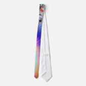 Sunburst White Lijst Stropdas (Achterkant)
