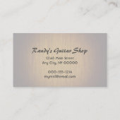 Sunburst Wood Minimale Aangepast Visitekaartje (Achterkant)