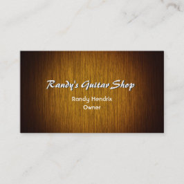 Sunburst Wood Minimale Aangepast Visitekaartje