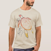 Sunburst Zee Turtle T-shirt (Voorkant)