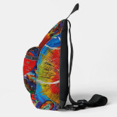 sunburst zonnebloem Sling Bag (Rechts)