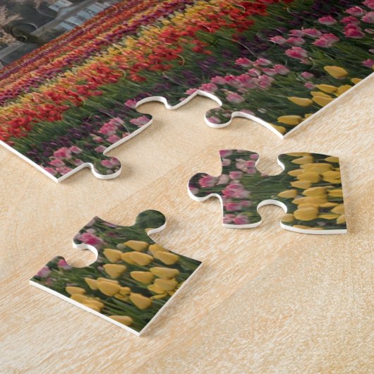 Suncheon Bay The Dutch Garden Windmill Tulip Jigsa Legpuzzel (Zijkant)