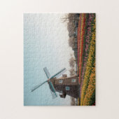 Suncheon Bay The Dutch Garden Windmill Tulip Jigsa Legpuzzel (Verticaal)