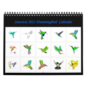 Suncrest 2021 Hummingbird Calendar Kalender