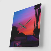 SUNCREST WALL CLOCK VIERKANTE KLOK (Hoek)