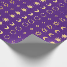 Sund en Moon Designer Wrapping Paper