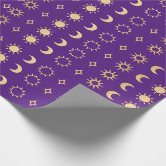 Sund en Moon Designer Wrapping Paper Cadeaupapier