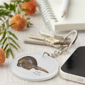 Sunda Pangolin AcrylSleutelhanger Sleutelhanger (Voorkant Rechts)