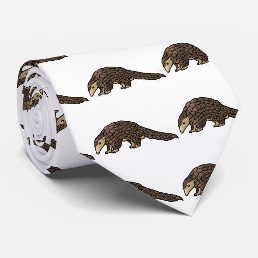 Sunda Pangolin Stropdas (Opgerold)