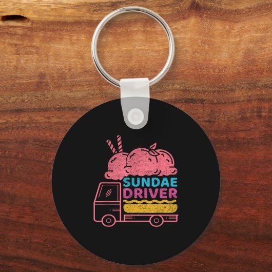 Sundae Driver Weed Strain  Sleutelhanger (Voorkant)