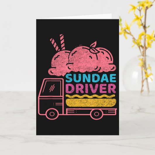 Sundae Driver Wiet Stam  Kaart (Gele Bloem)