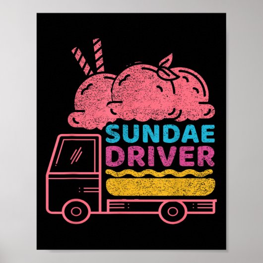 Sundae Driver Wietsoort  Poster (Voorkant)