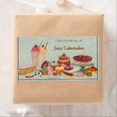 Sundae en snoep gepersonaliseerde etiketten (Insitu)