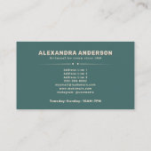 Sundae - Ice Cream Parlor Loyalty Kaart Visitekaartje (Achterkant)