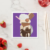 Sundae Ijs Fun Desserts Servet (Insitu)