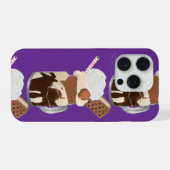 Sundae Ijsjes Leuke Desserts iPhone Hoesje (Achterkant horizontaal)