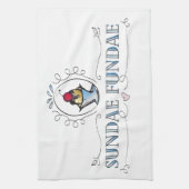 sundae keukenhanddoek (Verticaal)