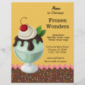 Sundae * kies achtergrondkleur flyer (Voorkant)