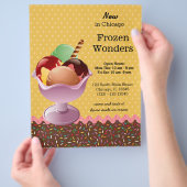 Sundae * kies achtergrondkleur flyer (Hand)