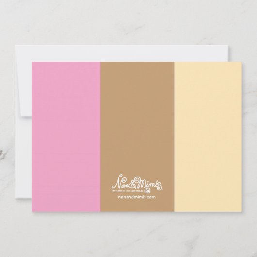 Sundae maakt feestelijke uitnodigingen (Achterkant)