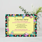 Sundae Party Verjaardag Kaart (Staand voorkant)