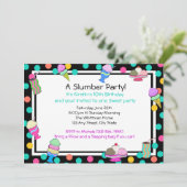 Sundae Party Verjaardag Kaart (Staand voorkant)