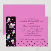 Sundae Shoppe Party Kaart (Voorkant / Achterkant)