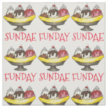 SUNDAE (ZONDAG) FUNDAY Ice Cream Banana Split Food