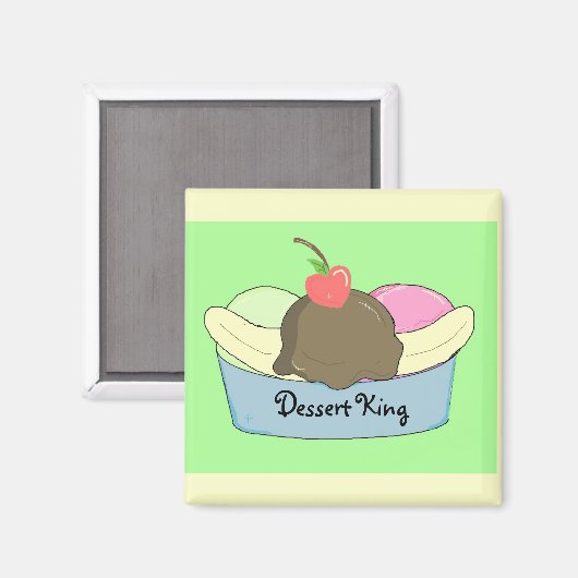 Sundaeliefhebbers Magneet (Voorkant / Achterkant)