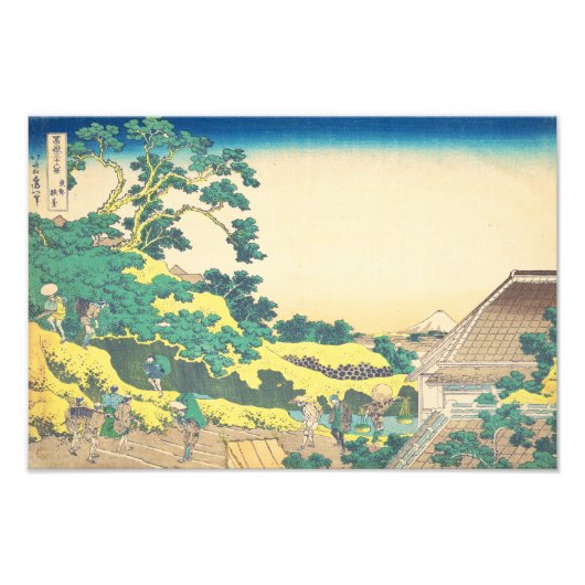 Sundai, Edo Hokusai Ukiyo-e Japanse kunst Foto Afdruk (Voorkant)