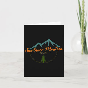 Sundance Mountain Utah Avontuur Skiën Snowboard Kaart