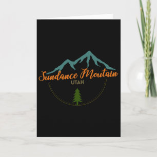 Sundance Mountain Utah Avontuur Skien Snowboarden Kaart