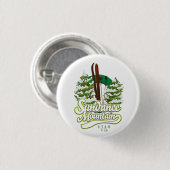 Sundance Mountain Utah Ski logo in het Nederlands Ronde Button 3,2 Cm (Voorkant /achterkant)