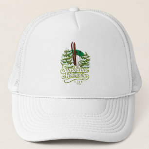 Sundance Mountain Utah Ski logo Trucker Pet