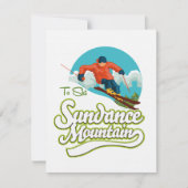 Sundance Mountains ski logo (Voorkant)