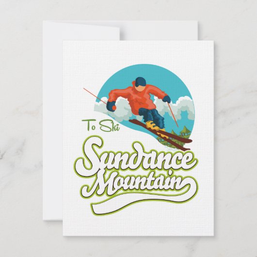 Sundance Mountains ski logo (Voorkant)