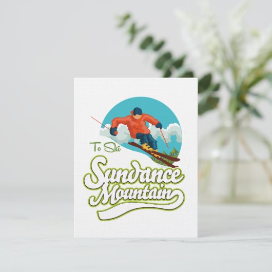 Sundance Mountains ski logo (Staand voorkant)